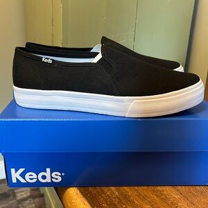 KEDS Double Decker Canvas Slip Ons Sneakers